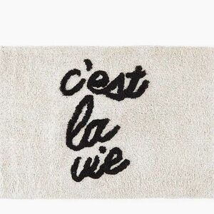 C’est La Vie Bath Mat (new in wrapping)